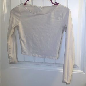 White crop top